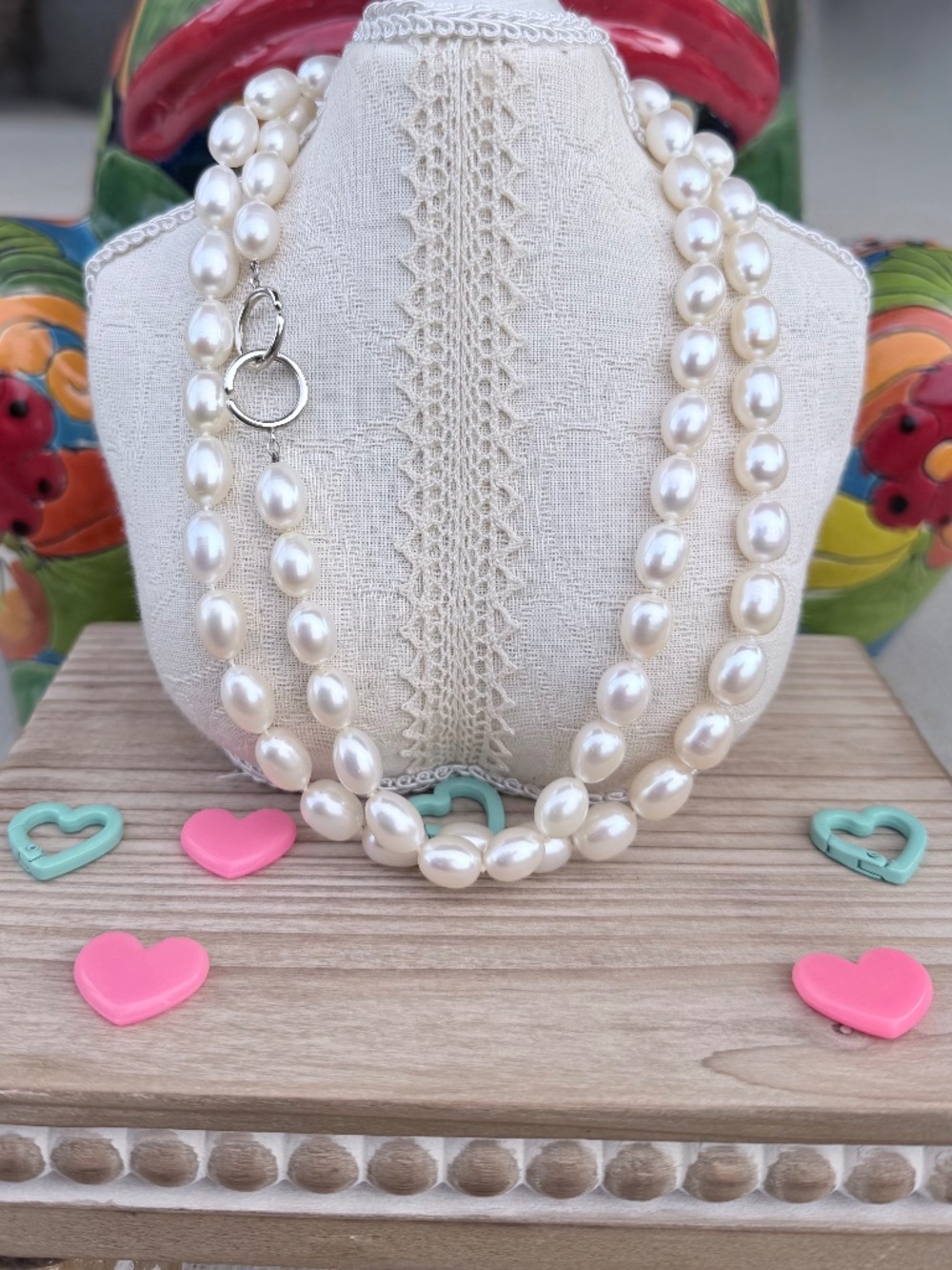 Tiffany & Co Paloma Picasso Baroque Pearl Strand Necklace Sterling Silver, 35"